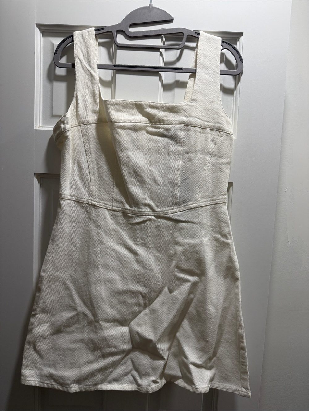 Lulu's Cream Mini Dress